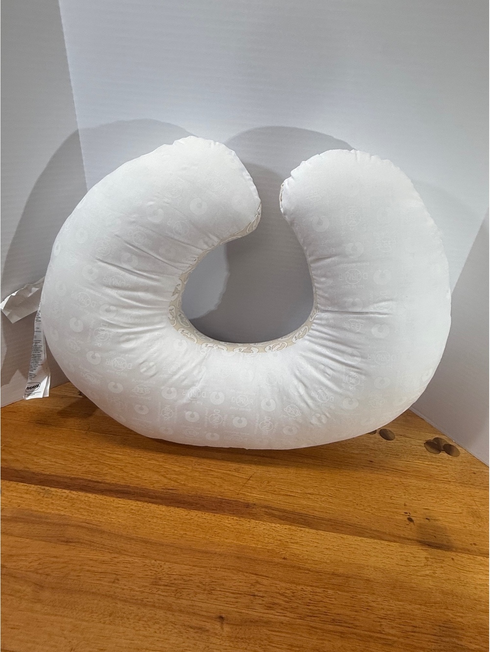 Boppy Bare Naked Infant Feeding Support Nursing Pillow 23" Ergonomic Cushion